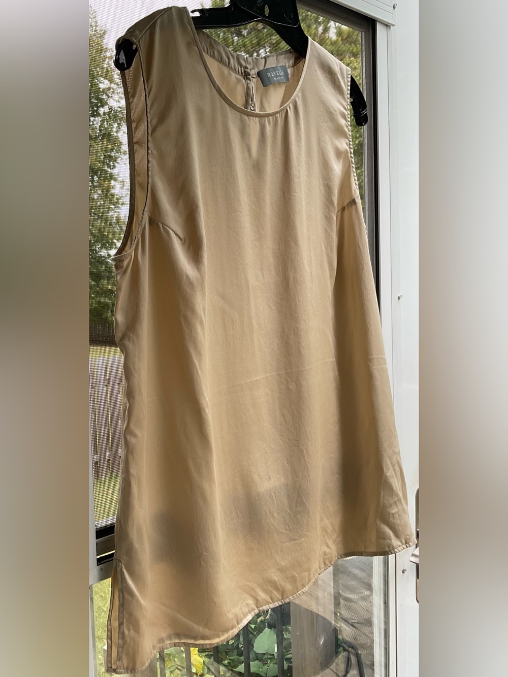 Ravella Giada 100% Silk Tank Top – Size Large Pure